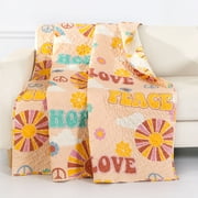 Greenland Home Fashion Nirvana Reversible Accessory Throw Blanket 50x60/" Spice